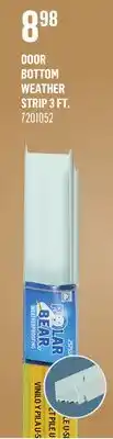 Canac Door Bottom Weather Strip 3 ft offer