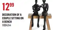 Canac Decoration of a Couple Sitting on a Bench offer