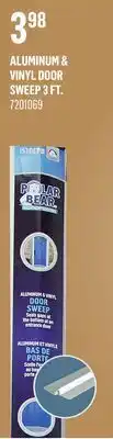 Canac Aluminum & Vinyl Door Sweep 3 ft offer