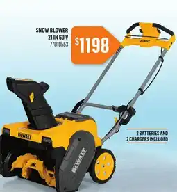 Canac Snow Blower 21 in 60 V offer