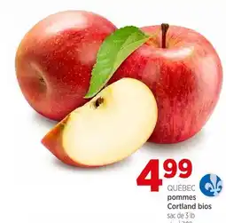 Avril pommes Cortland bio offer