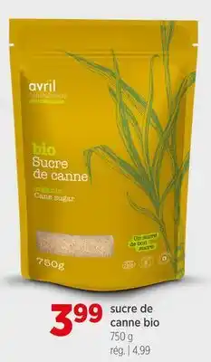 Avril Sucre de canne bio offer