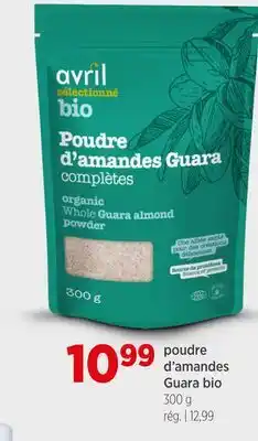 Avril poudre d'amandes Guara bio offer