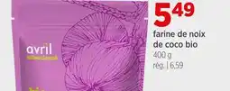Avril Avril farine de noix de coco bio offer