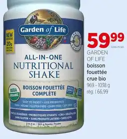 Avril boisson fouettée crue bio offer