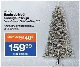 Patrick Morin Snow-Covered ChristmasTree, 7.5 ft offer