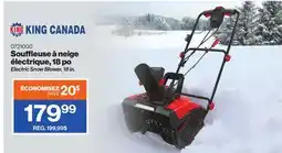 Patrick Morin Electric Snow Blower, 18 in offer