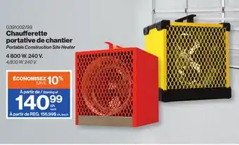Patrick Morin Portable Construction Site Heater offer