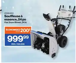 Patrick Morin Gas Snow Blower, 24 in offer