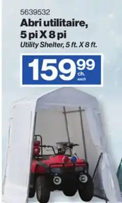 Patrick Morin Utility Shelter, 5 ft. X 8 ft offer