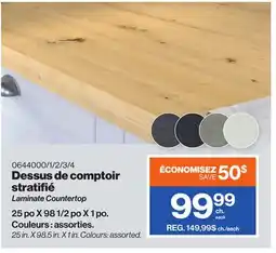 Patrick Morin Laminate Countertop offer