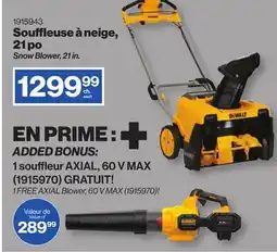 Patrick Morin Snow Blower, 21 in offer