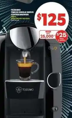 Real Canadian Superstore Tassimo TMO30 Single Serve Coffee Brewer offer