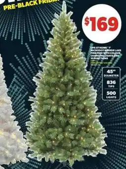 Real Canadian Superstore Life at Home 7' Microdot Mirror Lake Pine Tree offer