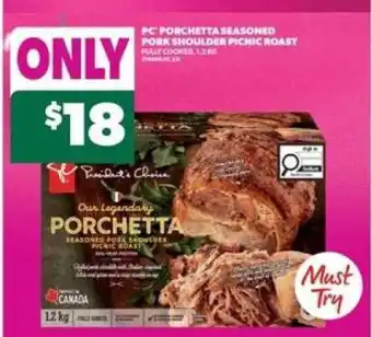PC Porchetta Seasoned Pork Shoulder Picnic Roast