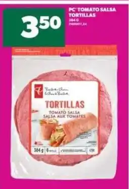 Real Canadian Superstore PC Tomato Salsa Tortillas offer