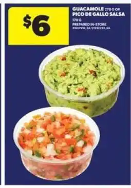Real Canadian Superstore Guacamole or Pico de Gallo Salsa offer