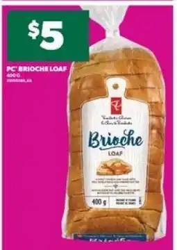 Real Canadian Superstore PC Brioche Loaf offer