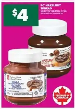 Real Canadian Superstore PC Hazelnut Spread offer