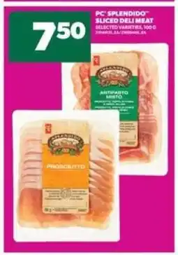 Real Canadian Superstore PC Splendido Sliced Deli Meat offer