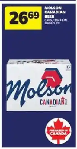 Real Canadian Superstore Molson Canadian Beer offer