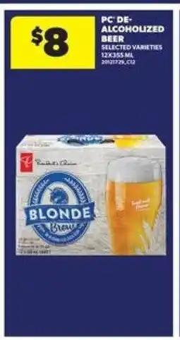 Real Canadian Superstore PC De-Alcoholized Beer offer