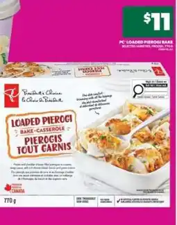 Real Canadian Superstore PC Loaded Pierogi Bake offer