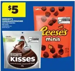 Real Canadian Superstore Hershey's Chocolate Pouches offer