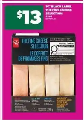 Real Canadian Superstore PC Black Label The Fine Cheese Selection offer