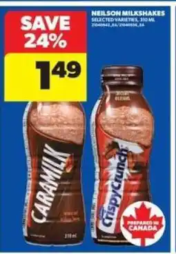 Real Canadian Superstore Neilson Milkshakes offer