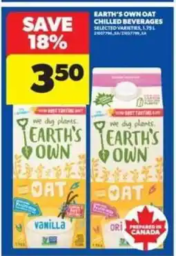 Real Canadian Superstore Earth's Own Oat Chilled Beverages offer