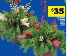 Real Canadian Superstore PC Outdoor Hanging Basket offer