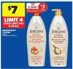 Real Canadian Superstore Jergens Body Lotions offer