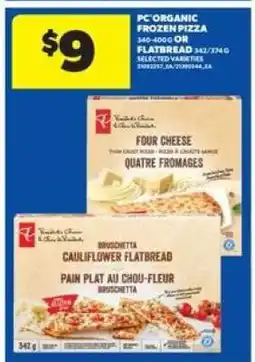 Real Canadian Superstore PC Organic Frozen Pizza or Flatbread offer