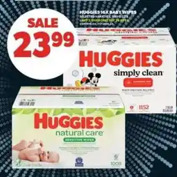 Real Canadian Superstore Huggies 16x Baby Wipes offer