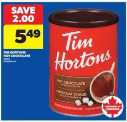 Real Canadian Superstore Tim Hortons Hot Chocolate offer