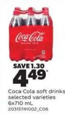 Real Canadian Superstore COCA-COLA SOFT DRINKS offer
