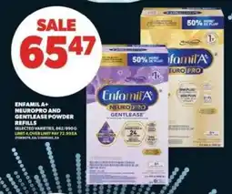 Real Canadian Superstore Enfamil A+ NeuroPro and Gentlease Powder Refills offer