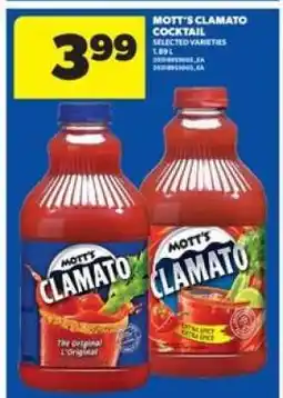 Real Canadian Superstore MOTT’S CLAMATO COCKTAIL offer