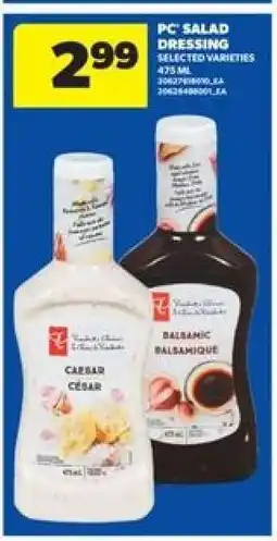 Real Canadian Superstore PC Salad Dressing offer