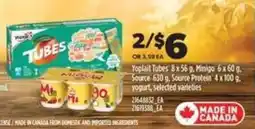 Real Canadian Superstore Yoplait Tubes, Minigo, Source, Source Protein offer