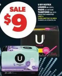 Real Canadian Superstore U by Kotex offer
