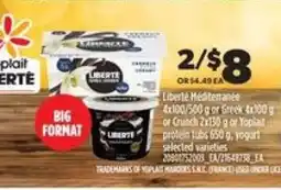 Real Canadian Superstore LIBERTÉ MÉDITERRANÉE YOGURT offer