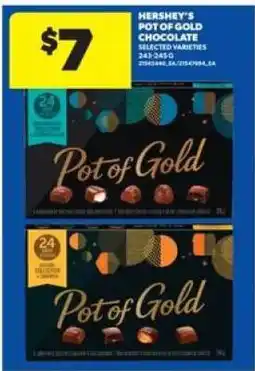 Real Canadian Superstore HERSHEY'S POT OF GOLD CHOCOLATE offer