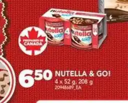 Real Canadian Superstore Nutella & Go! offer