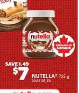 Real Canadian Superstore NUTELLA offer