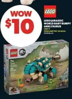 Real Canadian Superstore LEGO Jurassic World Baby Bumpy Ankylosaurus offer