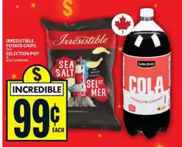 Food Basics Irresistible Potato Chips & Selection Pop offer