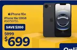 Walmart iPhone 16e offer