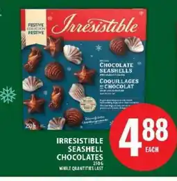 Food Basics Irresistible Seashell Chocolates offer